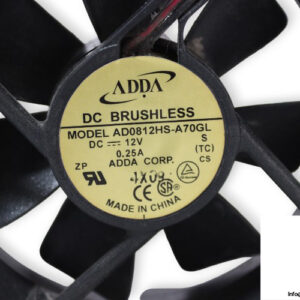 adda-AD0812HS-A70GL-axial-fan-used-1