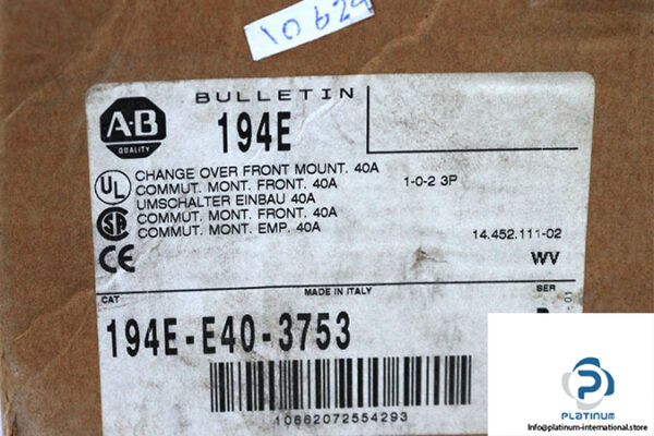 allen-bradley-194E-E40-3753-change-over-front-mounting-(new)-4