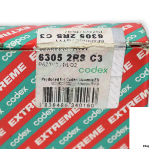 codex-6305-2RS-C3-deep-groove-ball-bearing-(new)-(carton)-1