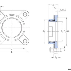 skf-FYK-506-plastic-Square-flanged-housing-unit-(new)-3