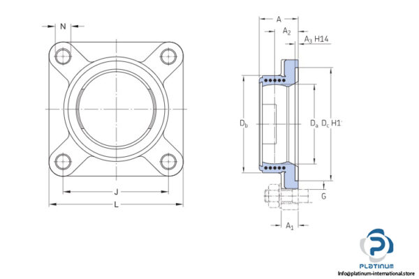 skf-FYK-506-plastic-Square-flanged-housing-unit-(new)-3