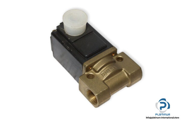 burkert-0256-A-5-0-NBR-MS-G3_8-PN0-12BAR-single-solenoid-valve-used