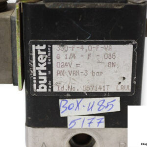 burkert-330-F-4-0-F-VA-G-F-086-single-solenoid-valve-used-2