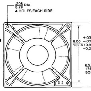 comair-rotron-TNE3A-axial-fan-used-2