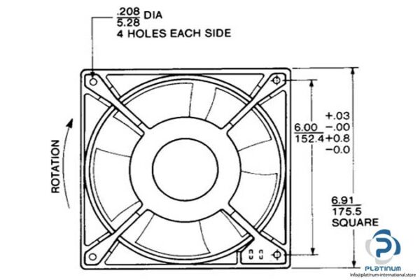 comair-rotron-TNE3A-axial-fan-used-2