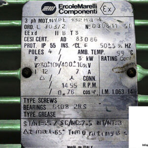 ercole-marelli-componenti-NVPE-132MA-4-3-phase-electric-motor-used-1