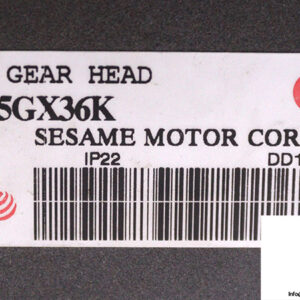 sesame-5GX36K-gear-head-new-2