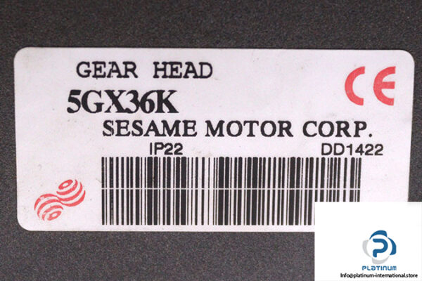 sesame-5GX36K-gear-head-new-2