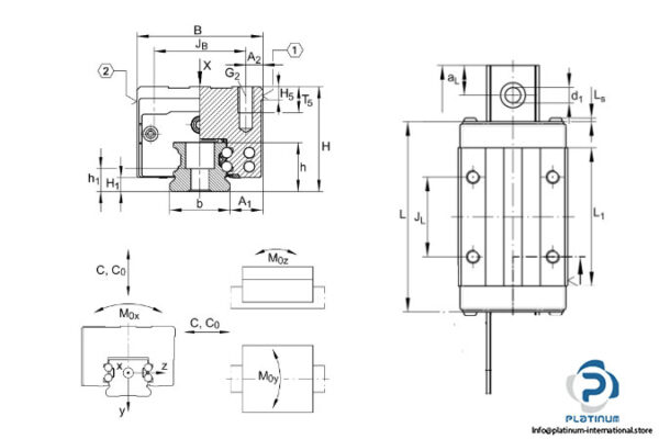 ina-kwve20bs-v1-recirculating-ball-bearing-carriage-3