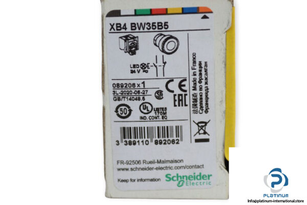 schneider-electric-XB4-BW35B5-illuminated-push-button-(new)-2