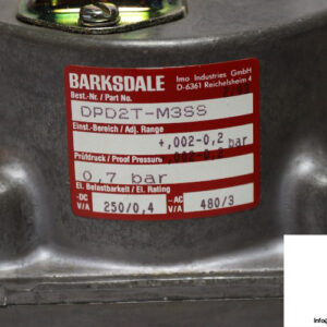 barksdale-DPD2T-M3SS-diaphragm-differential-pressure-switch-(new)-2