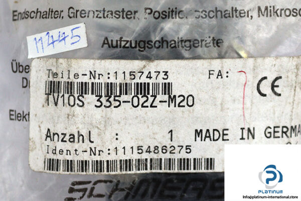 schmersal-TV10S-335-02Z-M20-hinge-safety-switch-(New)-3