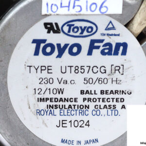 toyo-fan-UT857CG-axial-fan-used-1