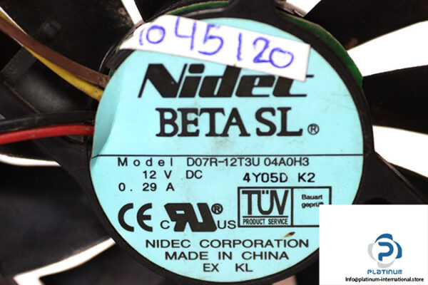 nidec-D07R-12T3U04AOH3-axial-fan-used-1