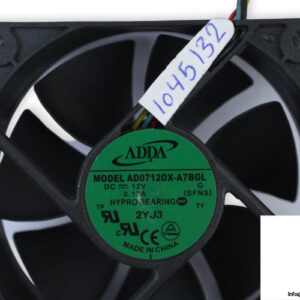 adda-AD0712DX-A7BGL-axial-fan-used-1