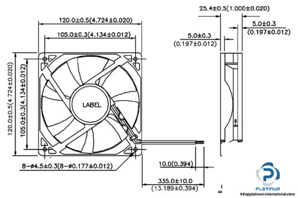 delta-electronics-AFB1212VH-axial-fan-used-2
