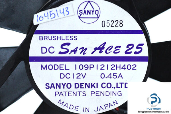 sanyo-I09PI2I2H402-axial-fan-used-2