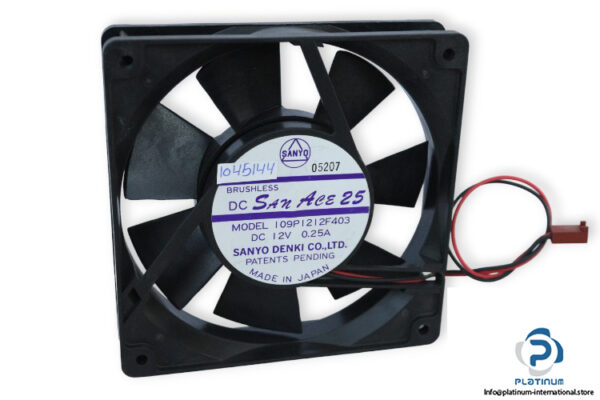 sanyo-I09PI2I2F403-axial-fan-used
