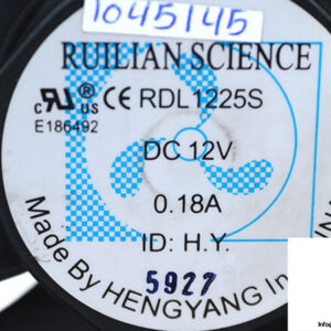 ruilian-science-RDL1225S-axial-fan-used-1
