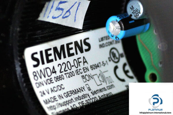 siemens-8WD4-220-0FA-buzzer-element-(Used)-2