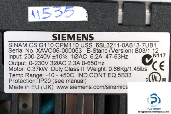 siemens-6SL3211-0AB13-7UB1-ac-drive-(new)-2