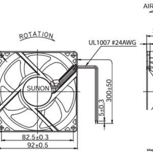 sunon-PSD1209PLV2-A-axial-fan-used-3