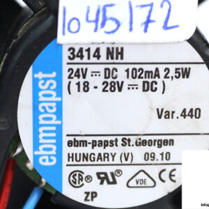 ebmpapst-3414-NH-axial-fan-used-1
