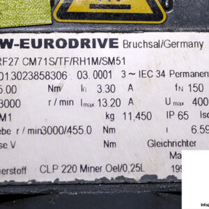 sew-RF27-CM71S_TF_RH1M_SM51-gear-servomotor-used-2