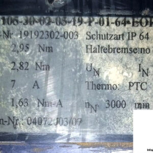 elau-SB0105-30-02-05-19-P-01-64-EOKN-ac-servo-motor-used-1