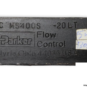 parker-PC-MS400S-20LT-pressure-compensated-flow-control-valve-used-2