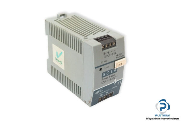 sola-SDP-3-15-100T-power-supply-(used)