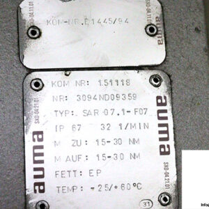 auma-SAR-07.1-F07-multi-turn-actuator-used-3