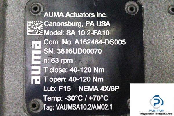 auma-SA-10.2-FA10-multi-turn-actuator-speed-63-rpm-used-7