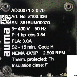 auma-SA-10.2-FA10-multi-turn-actuator-speed-63-rpm-used-8