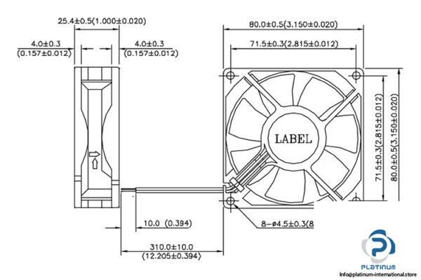 delta-electronics-AFB0812VH-axial-fan-used-2