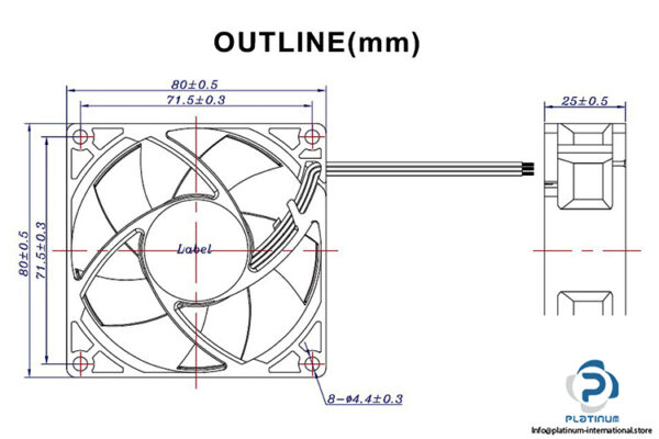 magic-MGA8012HR-A25-axial-fan-used-2