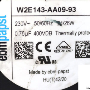 ebmpapst-W2E143-AA09-93-axial-fan-used-1