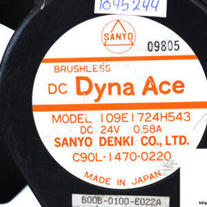 sanyo-I09E-I-724H543-axial-fan-used-1
