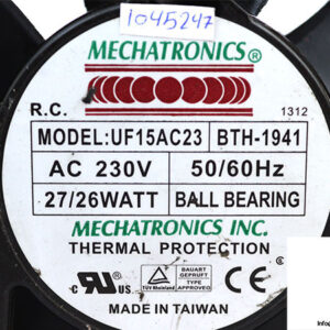 mechatronics-UF15AC23-axial-fan-used-1
