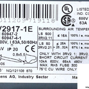 siemens-3RV2917-1E-busbar-(Used)-1