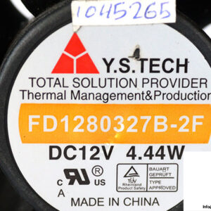 y.s.tech-FD1280327B-2F-axial-fan-used-1