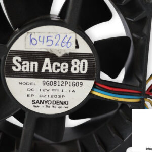 sanyo-denki-9G0812P1G09-axial-fan-used-1