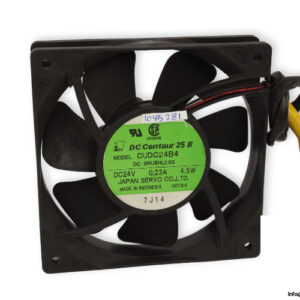 servo-CUDC24B4-axial-fan-used