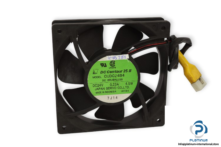 servo-CUDC24B4-axial-fan-used