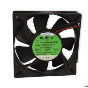 servo-CUDC24B4R-axial-fan-used