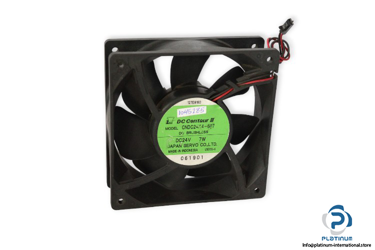 servo-CNDC24K4-607-axial-fan-used