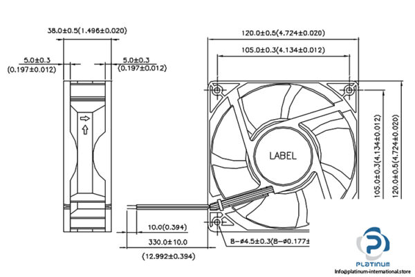 delta-electronics-AFB1212HHE-axial-fan-used-2