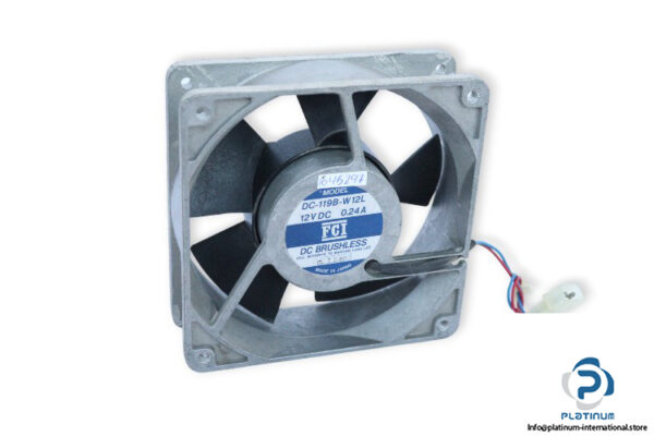 fci-DC-119B-W12L-axial-fan-used