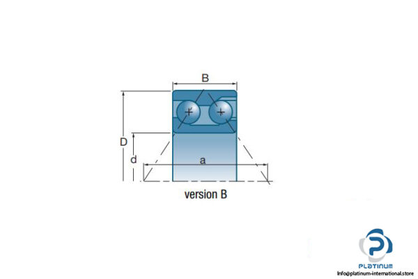 snr-3208-b-double-row-angular-contact-ball-bearing-4