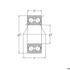 ntn-3209c3-double-row-angular-contact-ball-bearing-4